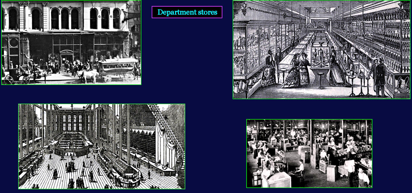 Department stores, 1890